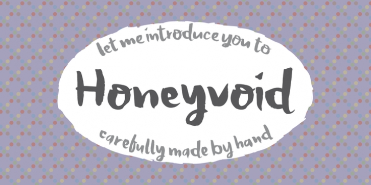 Honeyvoid font preview