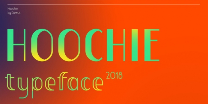 Hoochie font preview