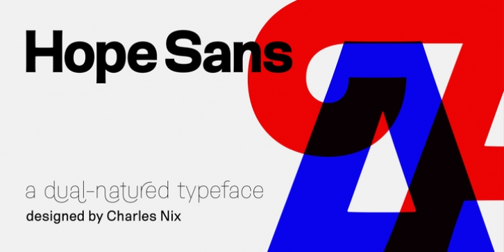 Hope Sans font preview