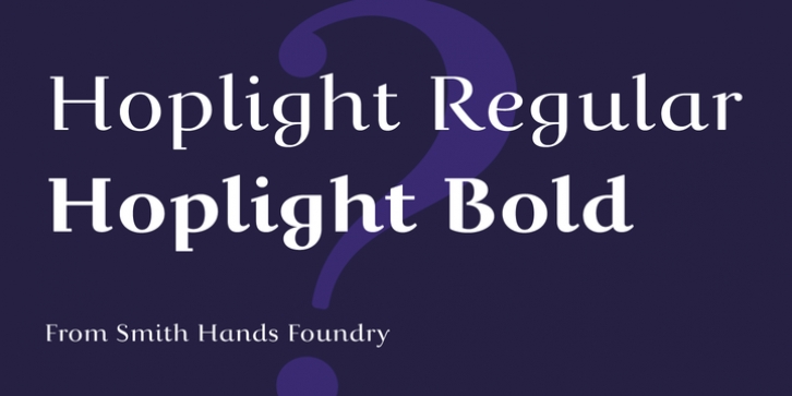 Hoplight font preview