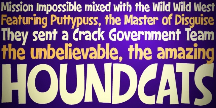 Houndcats PB font preview