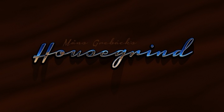 Housegrind font preview