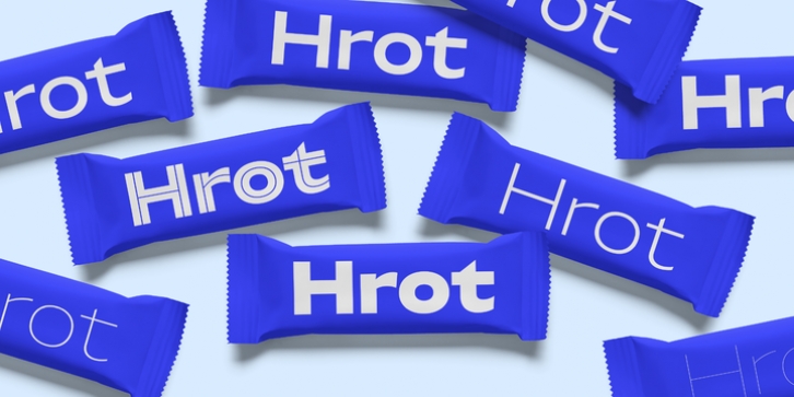 Hrot font preview