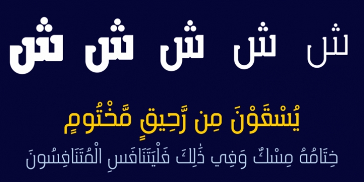 HS Almisk Serif font preview