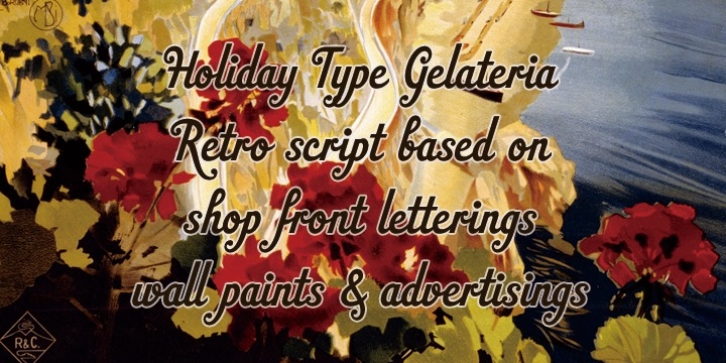 HT Gelateria font preview