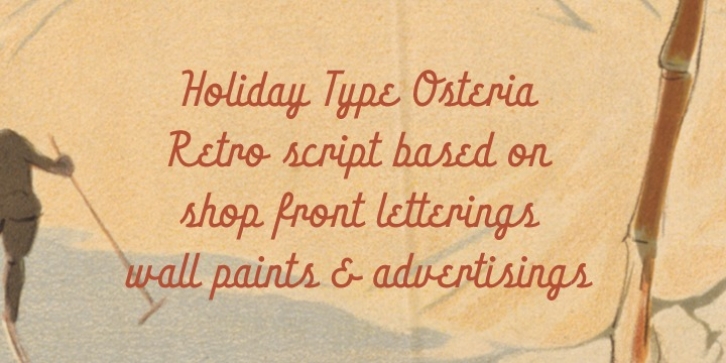 HT Osteria font preview