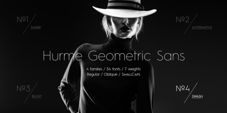 Hurme Geometric Sans 4 font preview