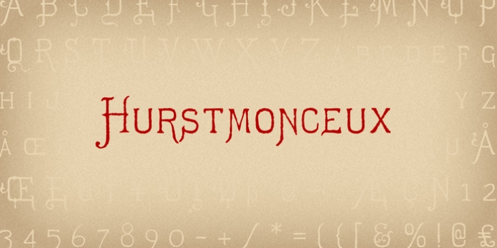 Hurstmonceux font preview