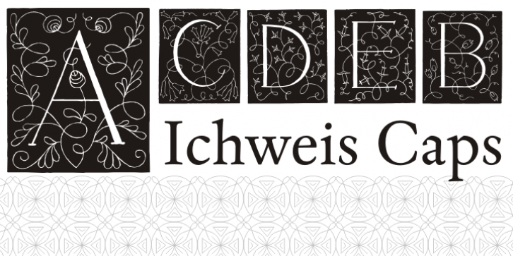 Ichweis Caps font preview