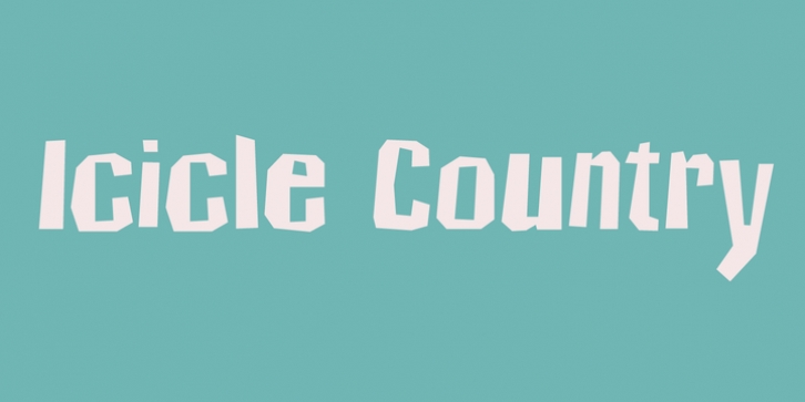 Icicle Country Two font preview