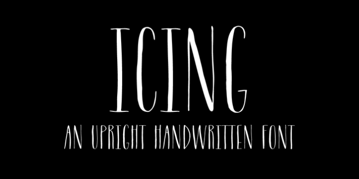 Icing font preview