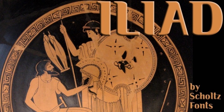 Iliad font preview