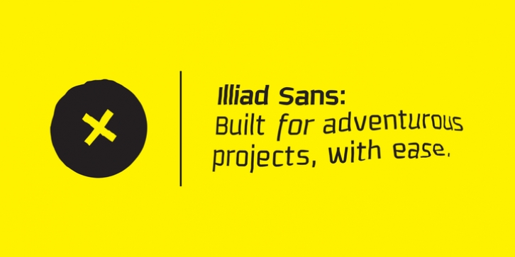 Illiad Sans font preview