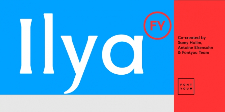 Ilya FY font preview