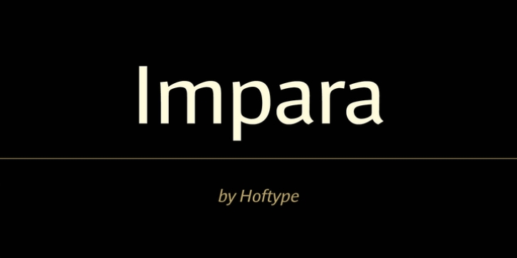 Impara font preview