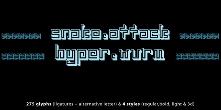 India Snake Pixel Labyrinth Game font preview