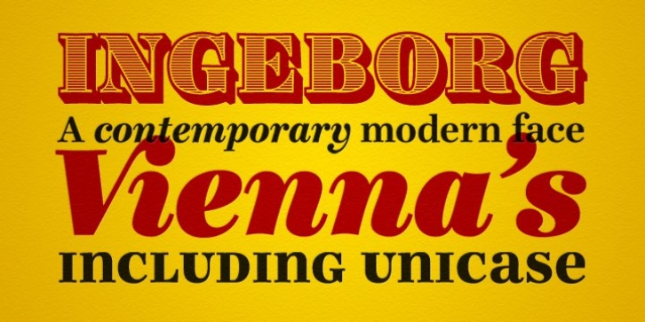 Ingeborg font preview