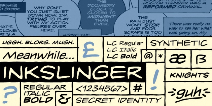 Inkslinger BB font preview