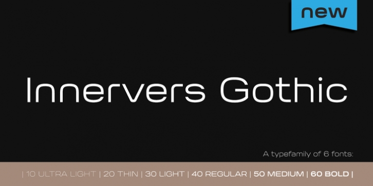 Innervers Gothic font preview