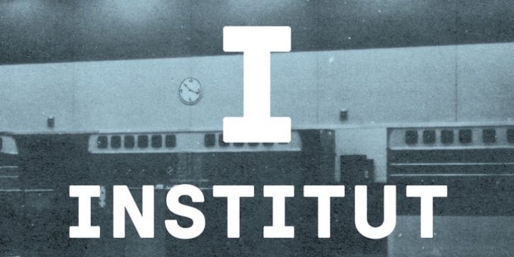 Institut font preview