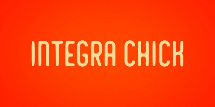 Integra Chic font preview