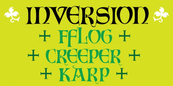 Inversion font preview