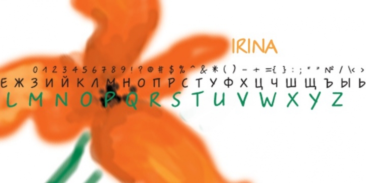 Irina font preview