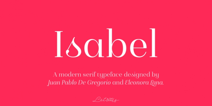 Isabel font preview