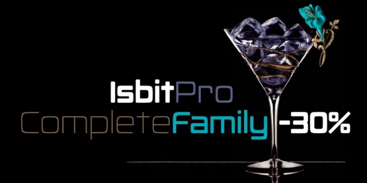 Isbit Pro font preview
