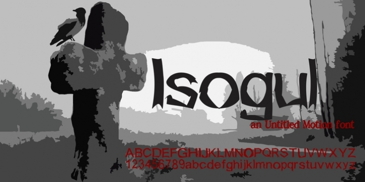 Isogul font preview