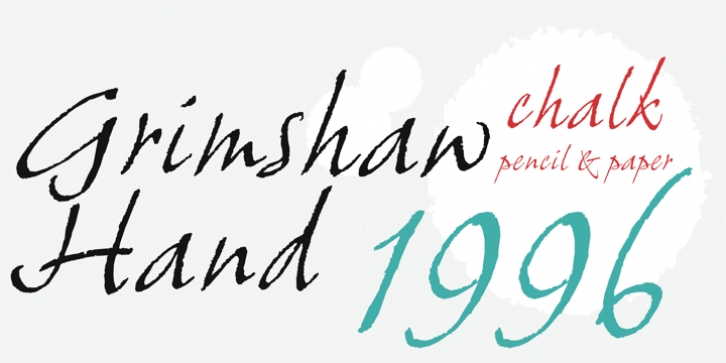 ITC Grimshaw Hand font preview