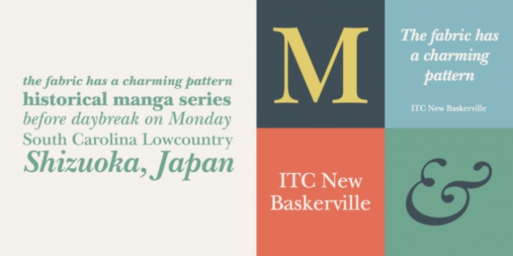 ITC New Baskerville font preview