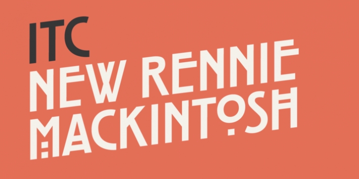 ITC New Rennie Mackintosh font preview