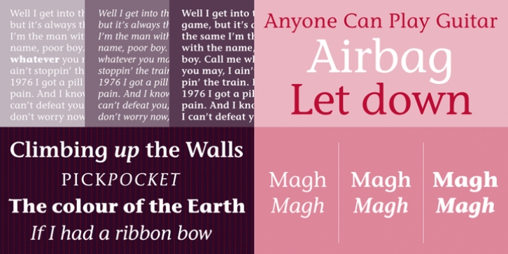 ITC Stone Informal font preview