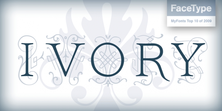 Ivory font preview