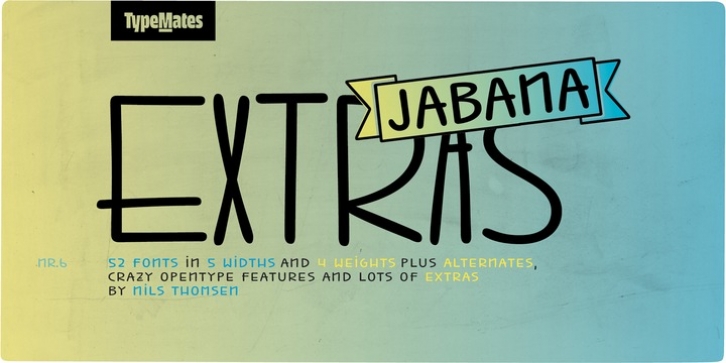 Jabana Extras font preview