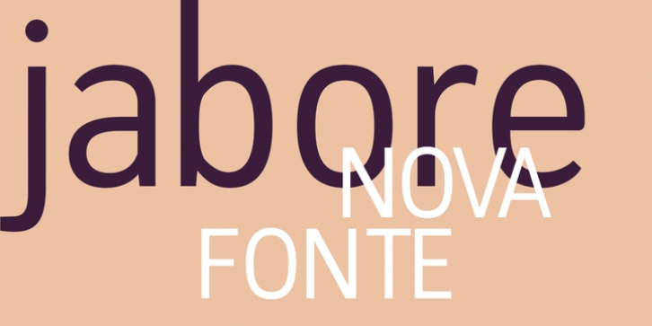 Jabore font preview