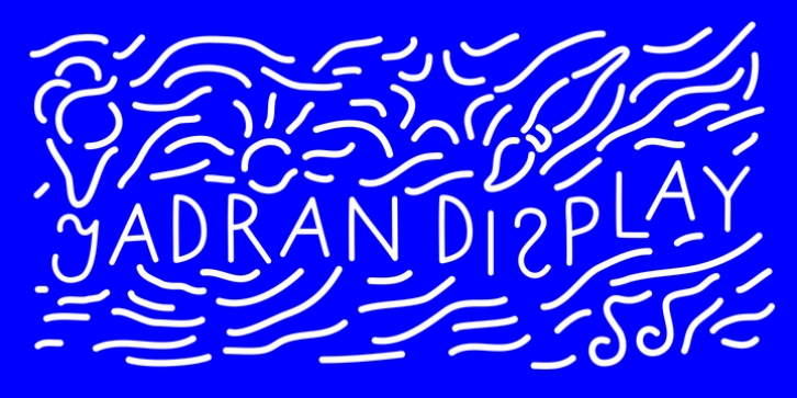 Jadran font preview