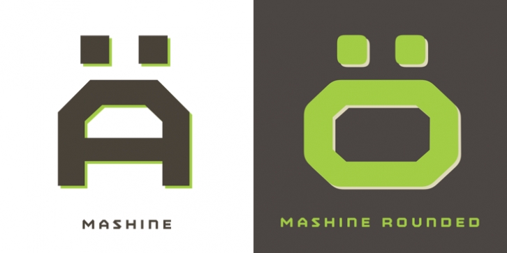 JAF Mashine font preview