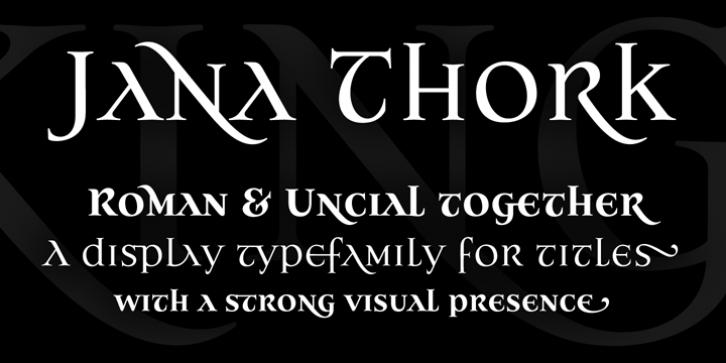 Jana Thork font preview