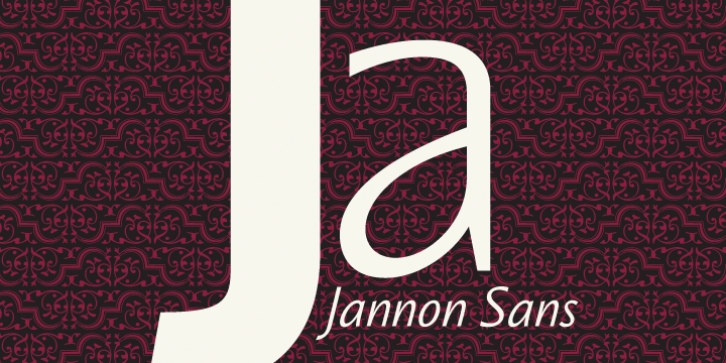 Jannon Sans font preview