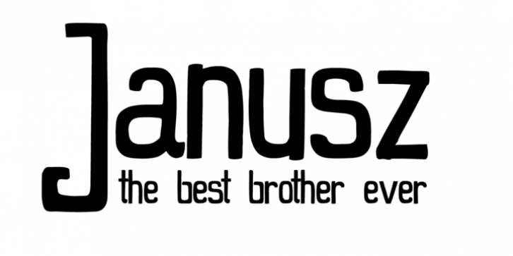 Janusz font preview