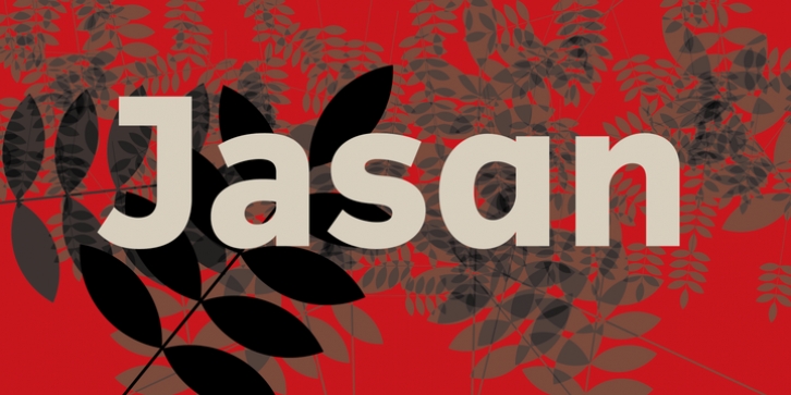 Jasan font preview