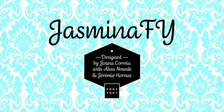 Jasmina FY font preview