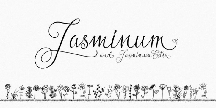 Jasminum font preview