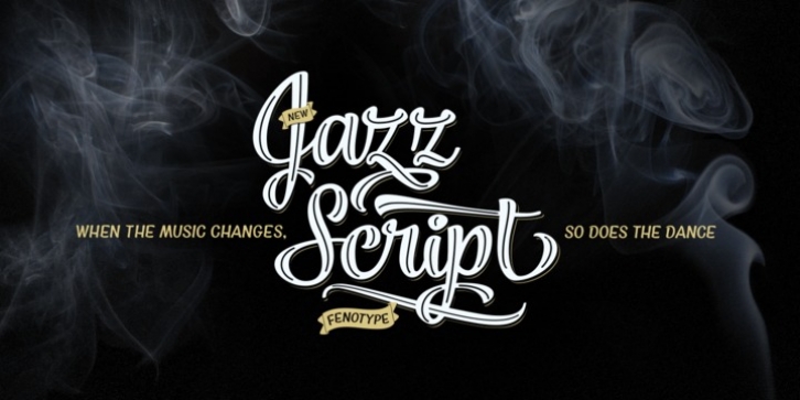 Jazz Script font preview