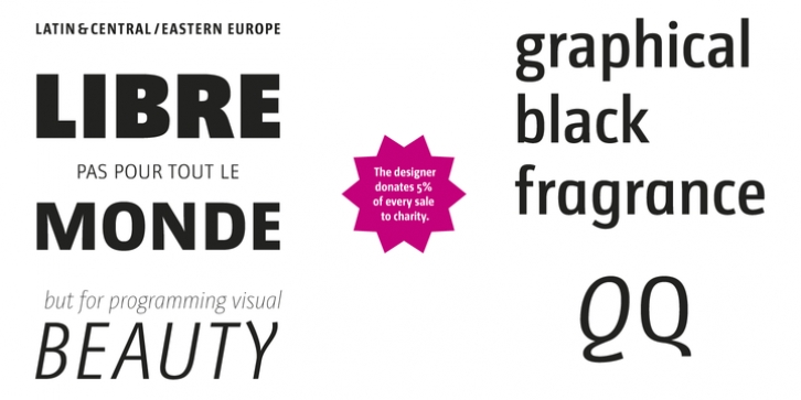 JHA Libre font preview