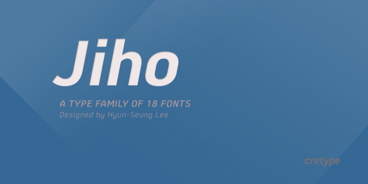 Jiho font preview