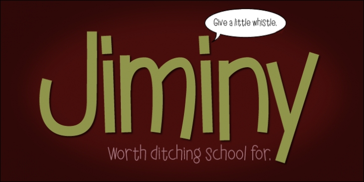 Jiminy font preview