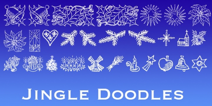 Jingle Doodles font preview